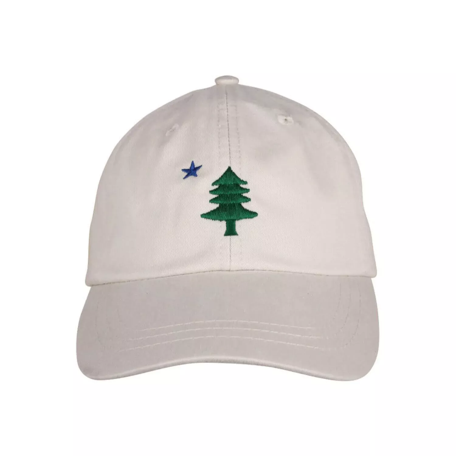 Maine Tree & Star Hat, Ivory