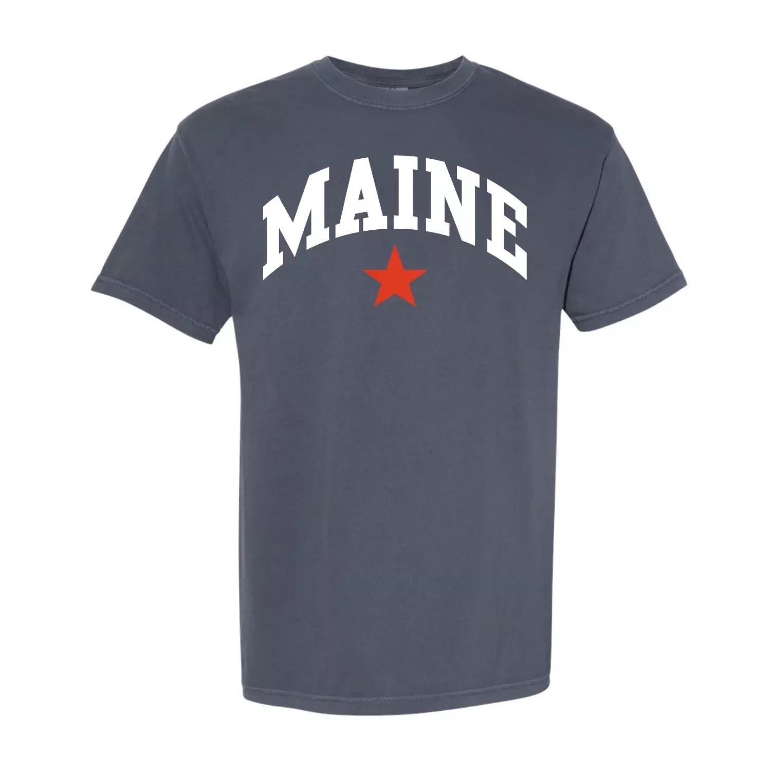 Maine with Star Blue Tee