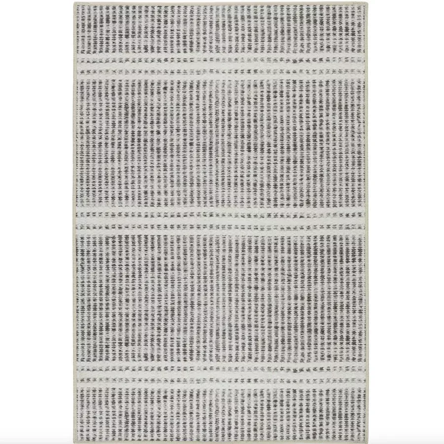 Malta Grey Machine Washable Rug