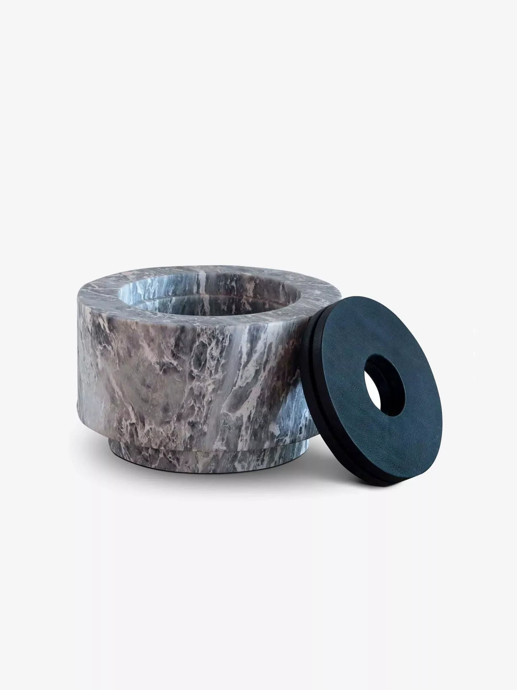 Marble Bowl in Grigio Vanato Antico Marble