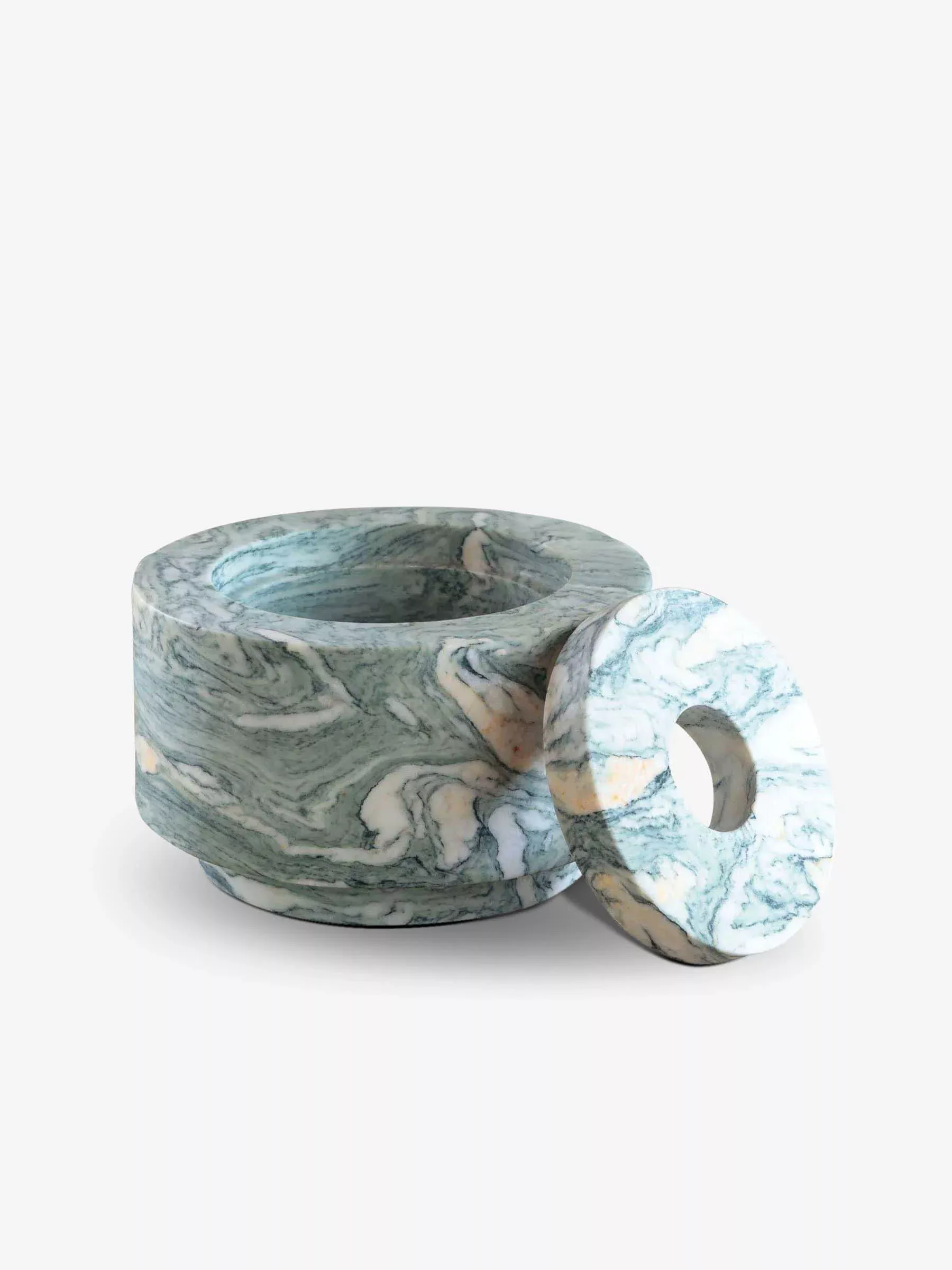 Marble Bowl in Verde Cipollino Marble