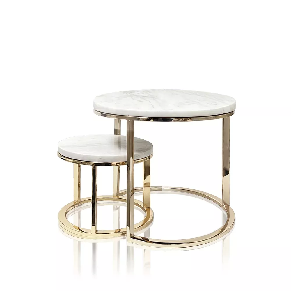 Marble Tabletop Display Stand Set