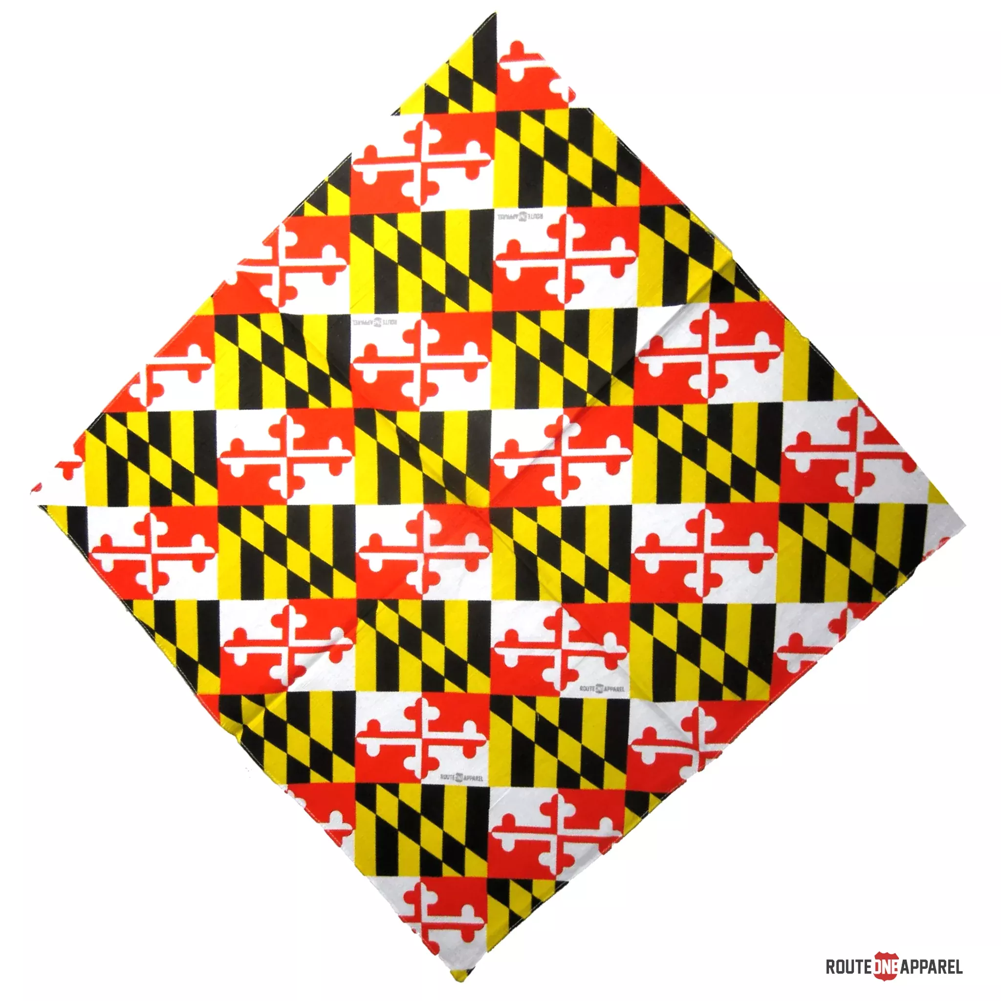 Maryland Flag Bandana Repeat Print