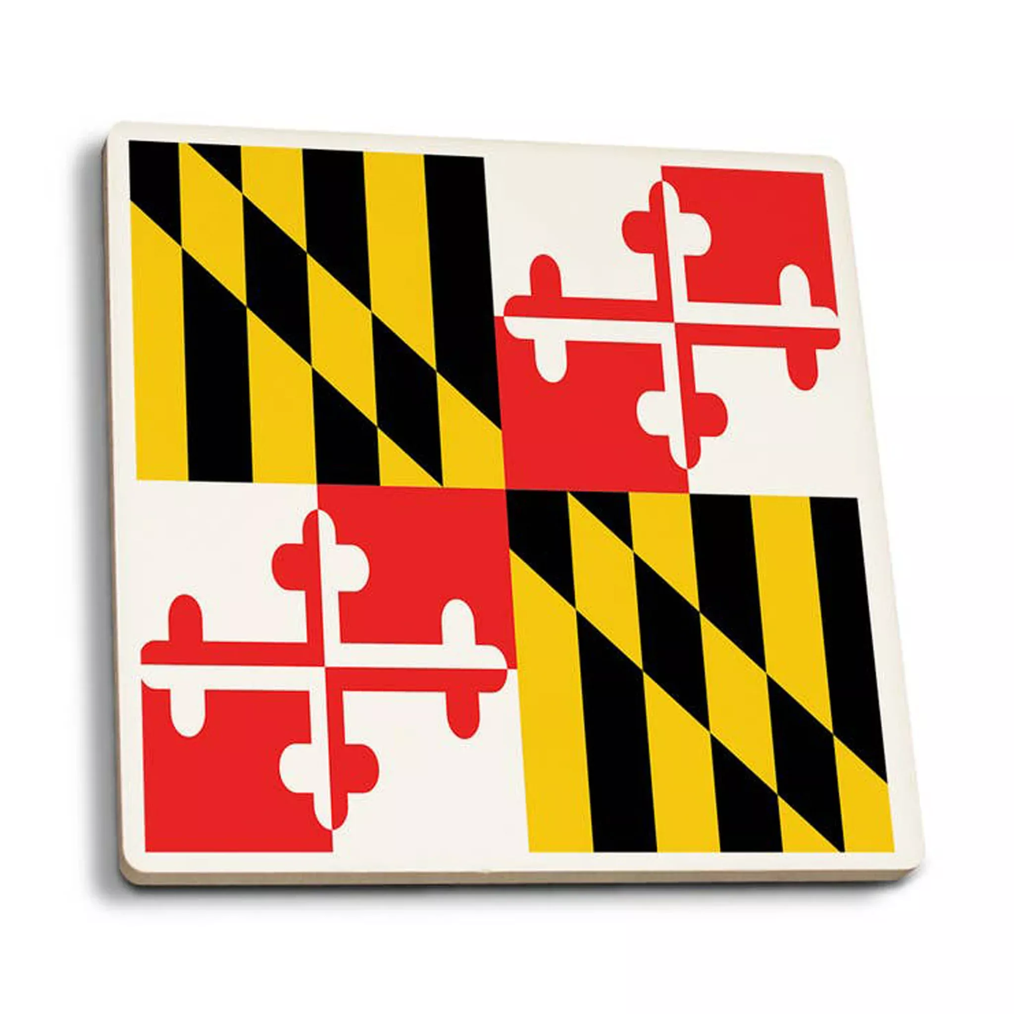 Maryland Flag Ceramic Drink Coaster