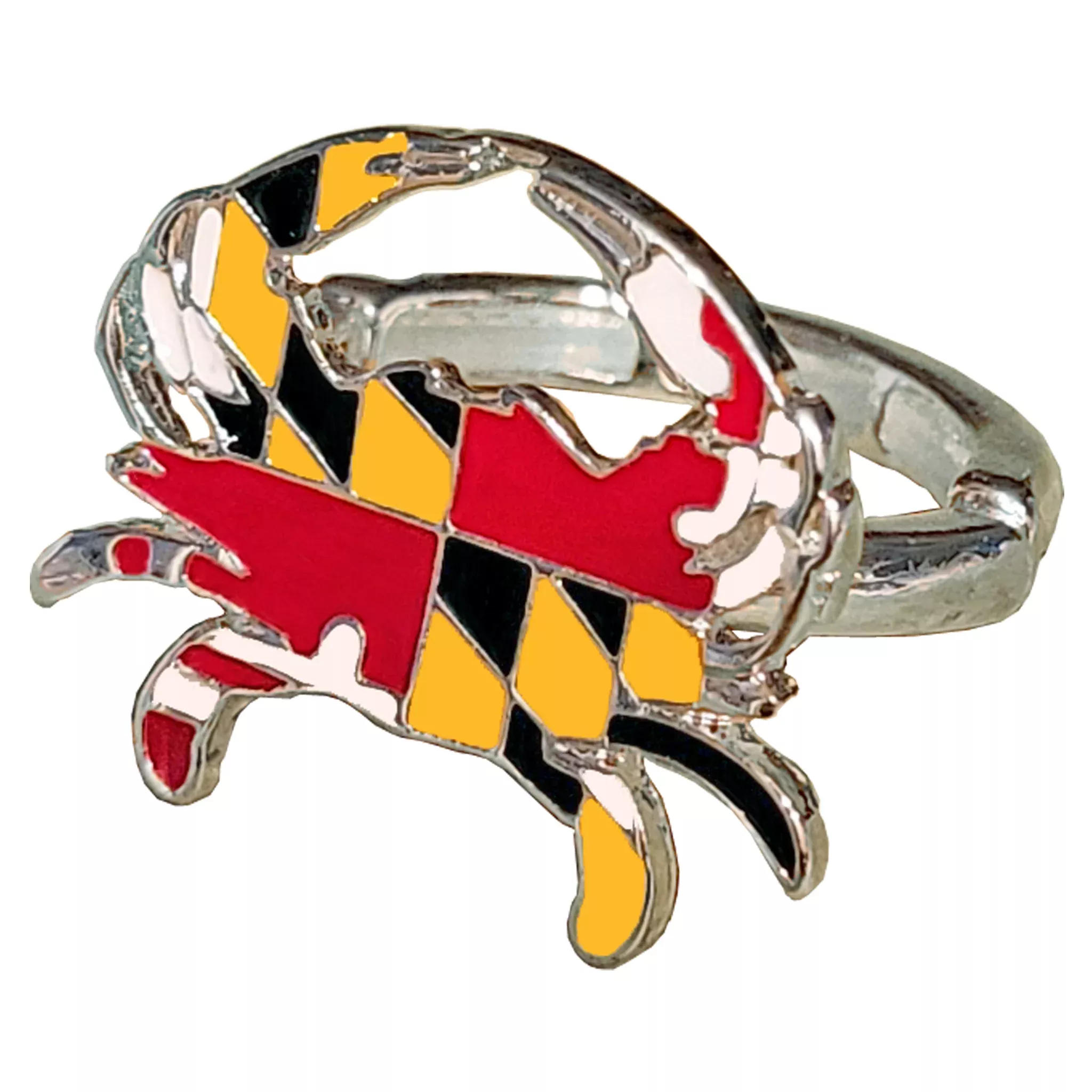 Maryland Flag Crab Stretch Ring