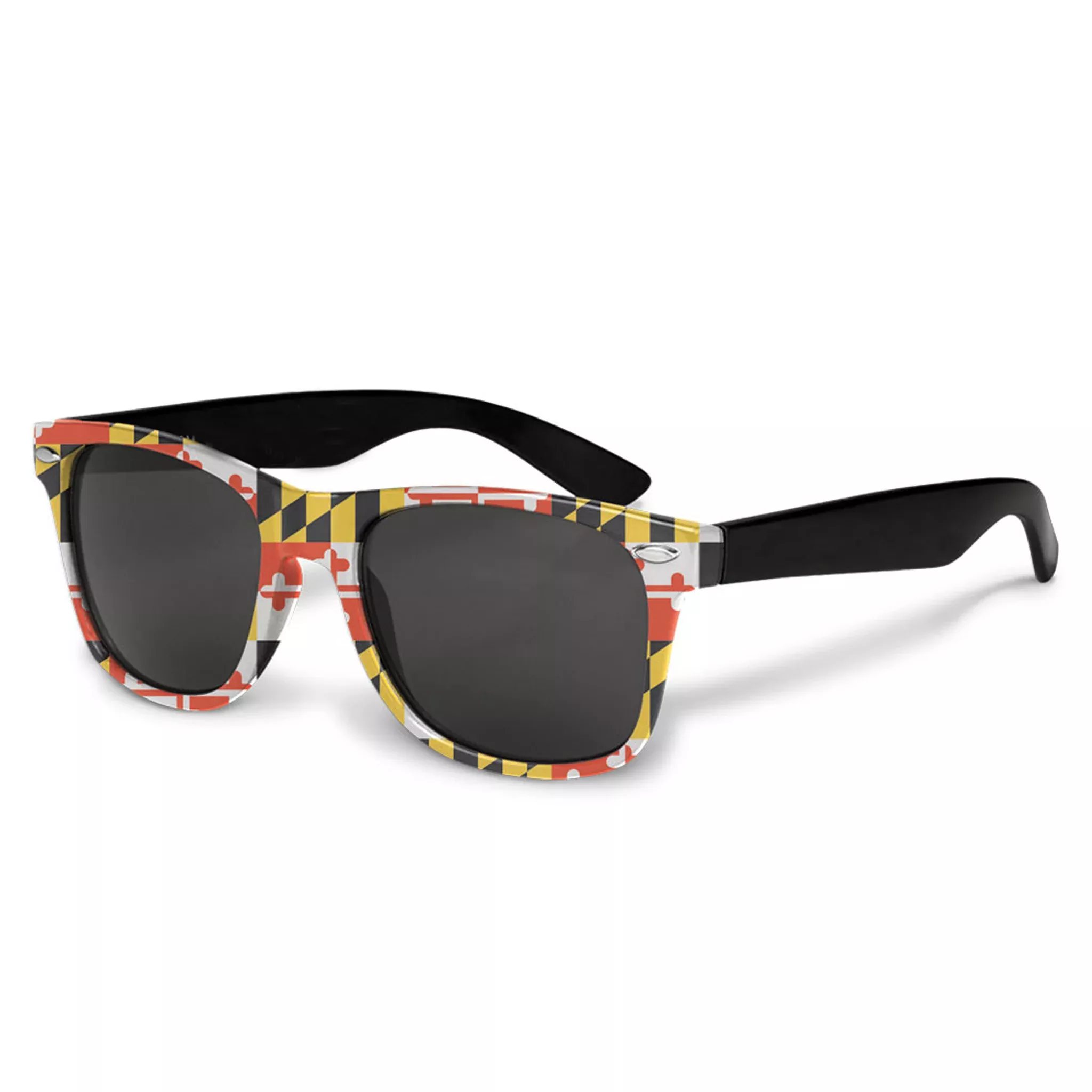 Maryland Flag Front Print Sunglasses