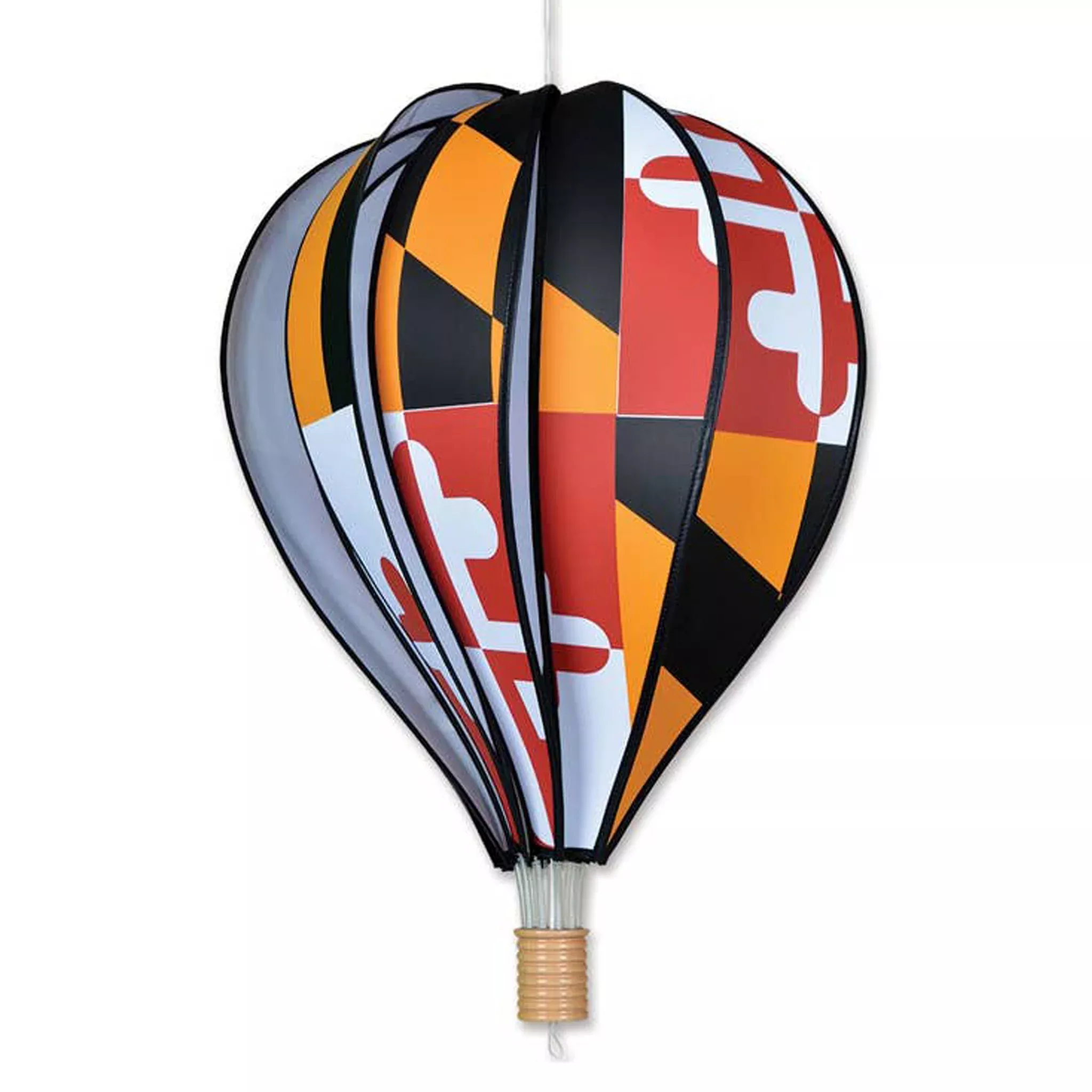 Maryland Flag Hot Air Balloon Large 22" Wind Spinner