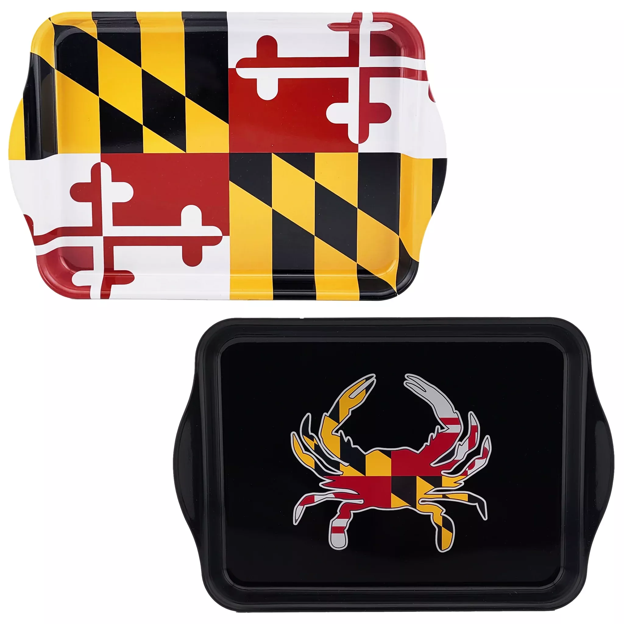 Maryland Flag Metal Tray 5"x8" - Assorted Designs