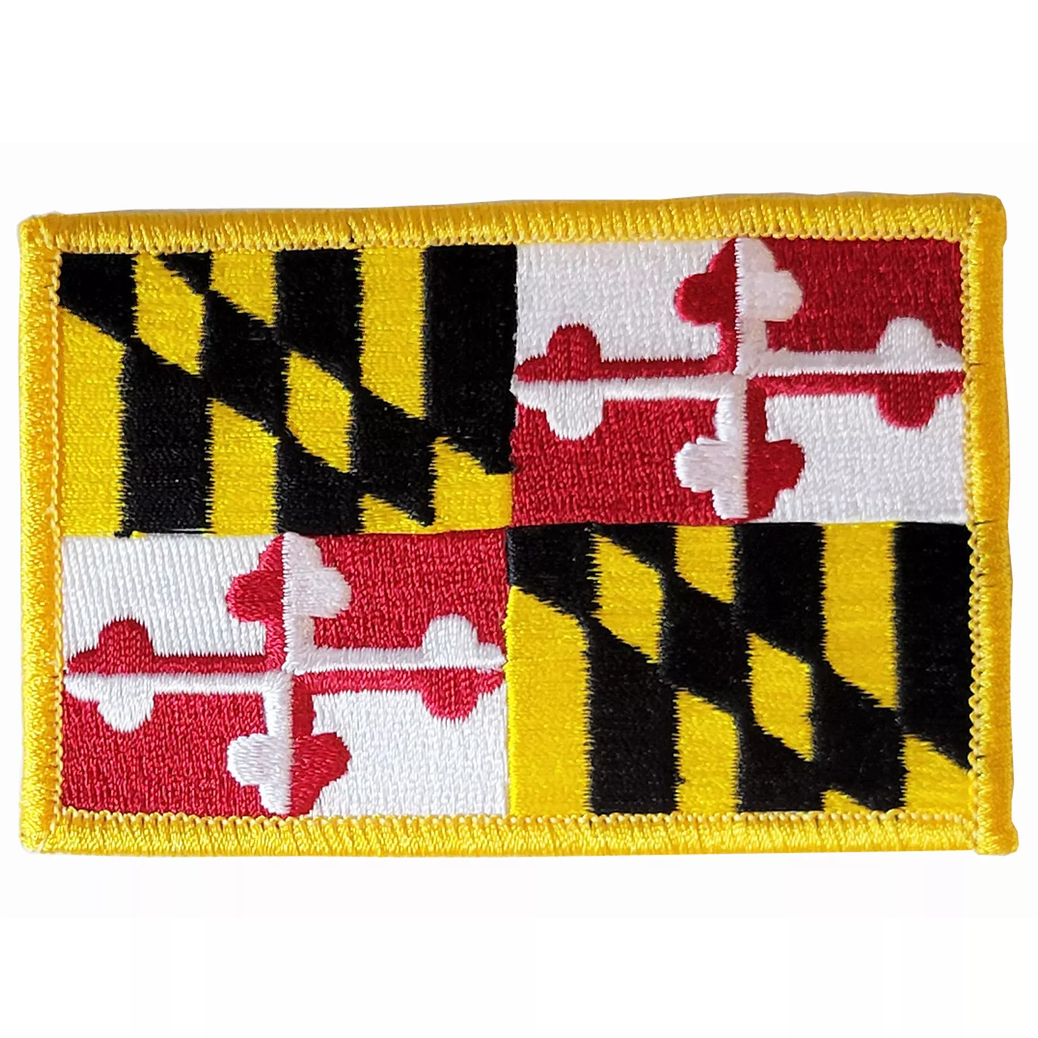 Maryland Flag Patch - Sew or Iron-On