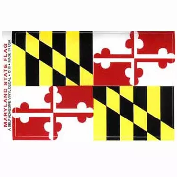 Maryland Flag Vinyl Sticker