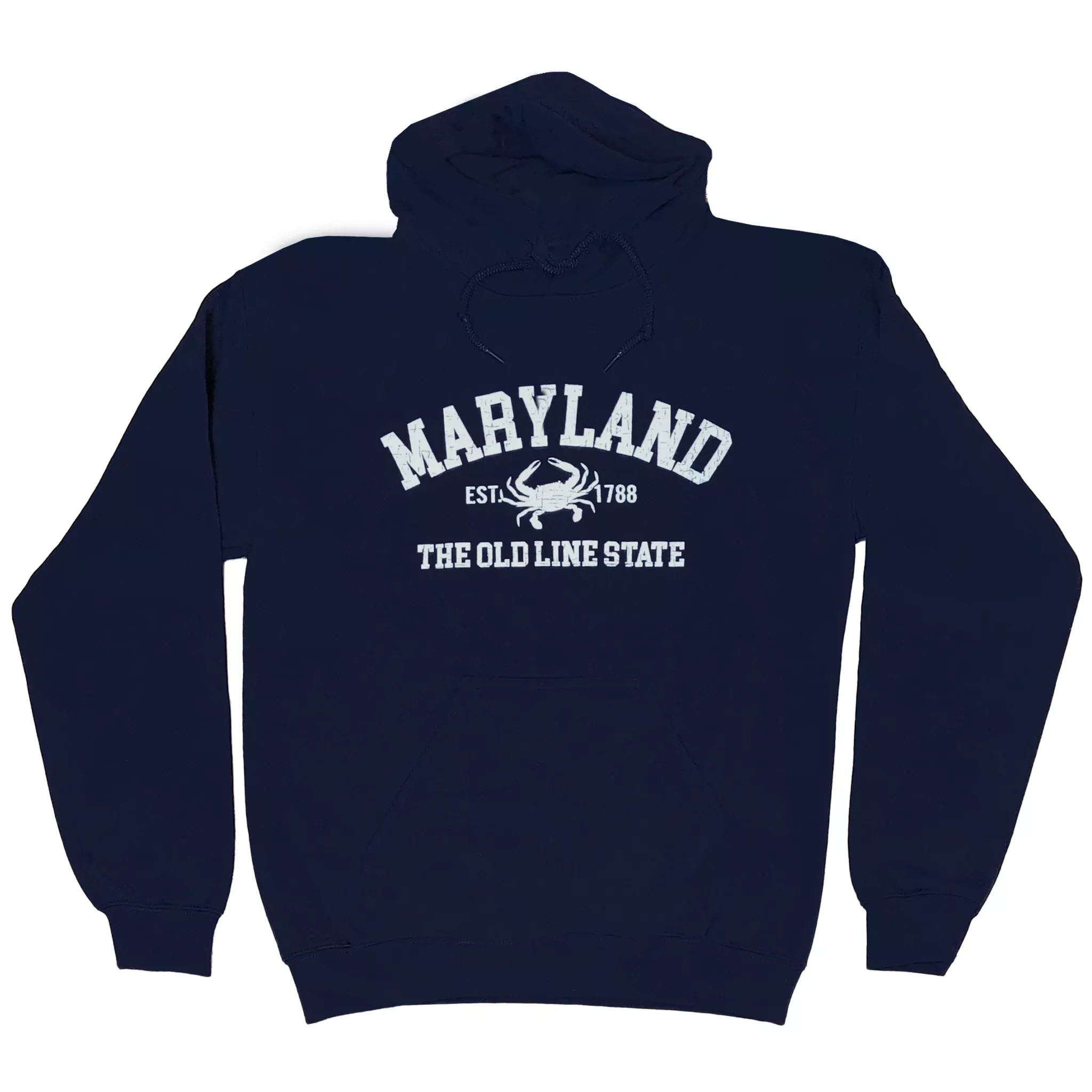 Maryland Old Line State Hooded Sweatshirt Navy