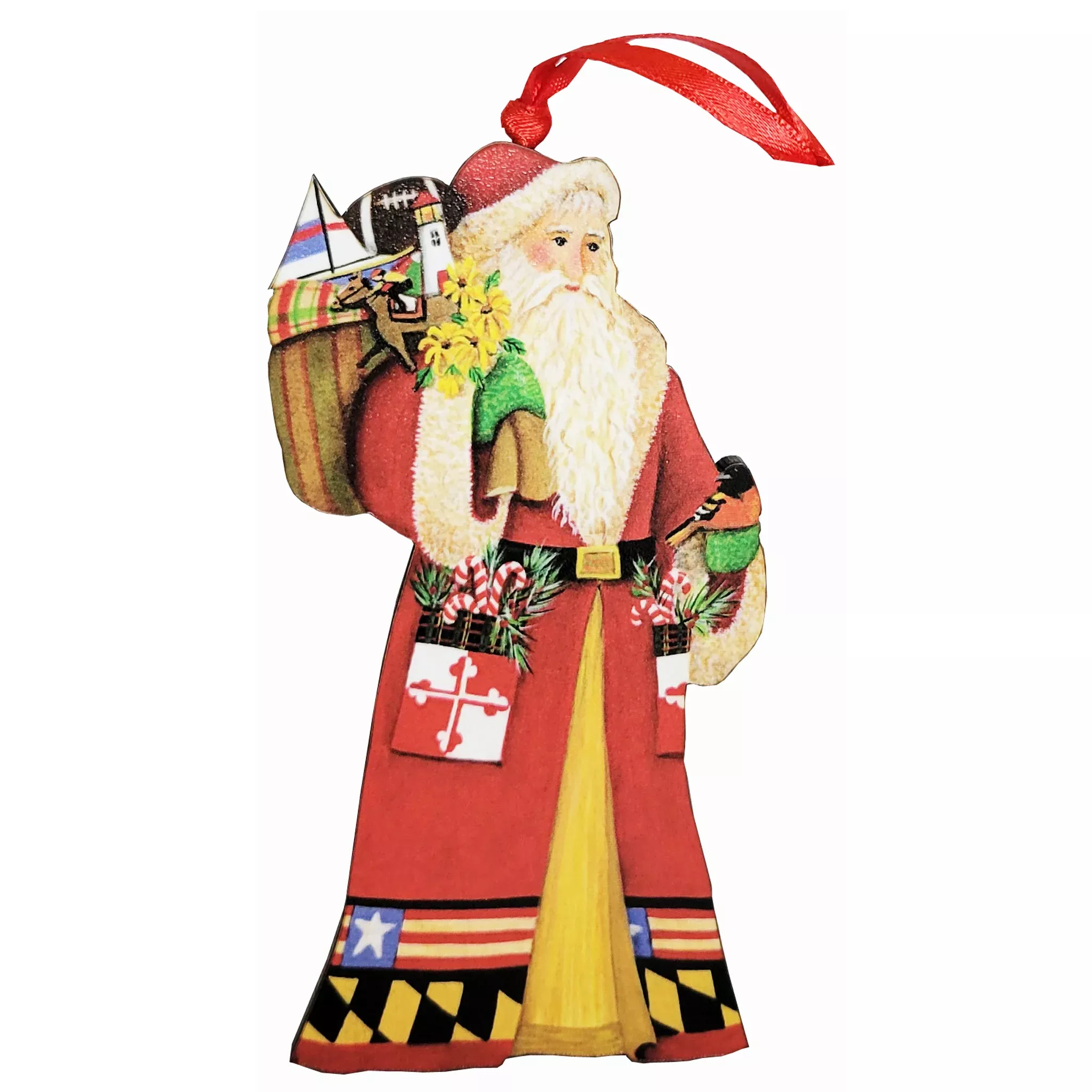 Maryland Santa Claus Ornament