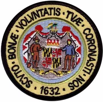 Maryland State Seal Patch - Sew or Iron-On