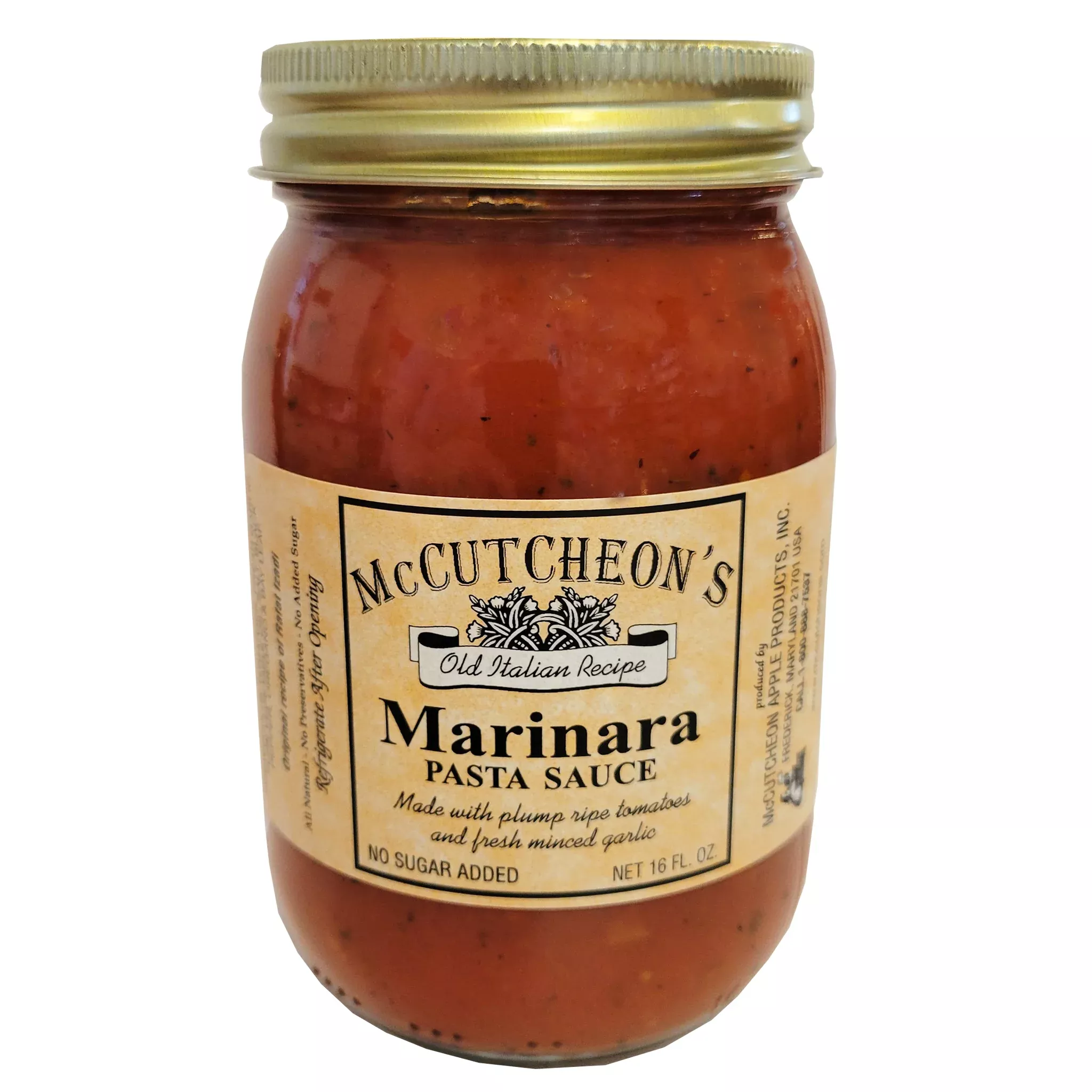 McCutcheon's Marinara Pasta Sauce 16oz.