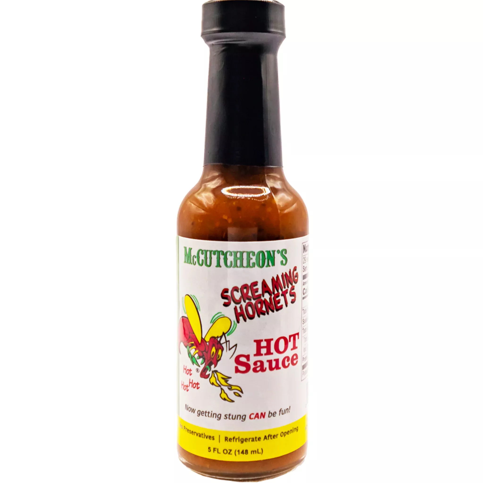 McCutcheon's Screaming Hornets Hot Sauce 5oz.