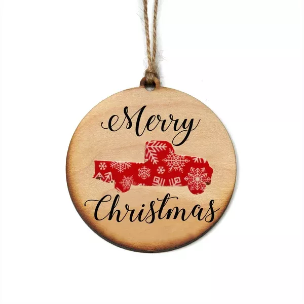 "Merry Christmas" Christmas Ornament - WW012