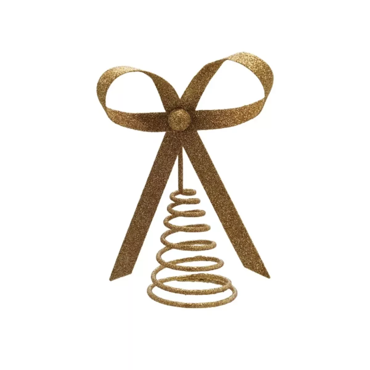 Metal Bow Tree Topper