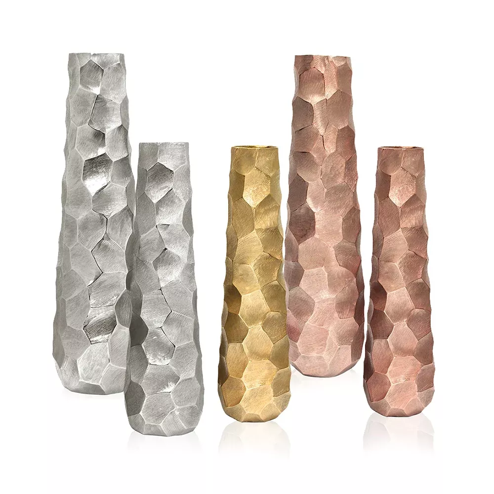Metal Floor Vase