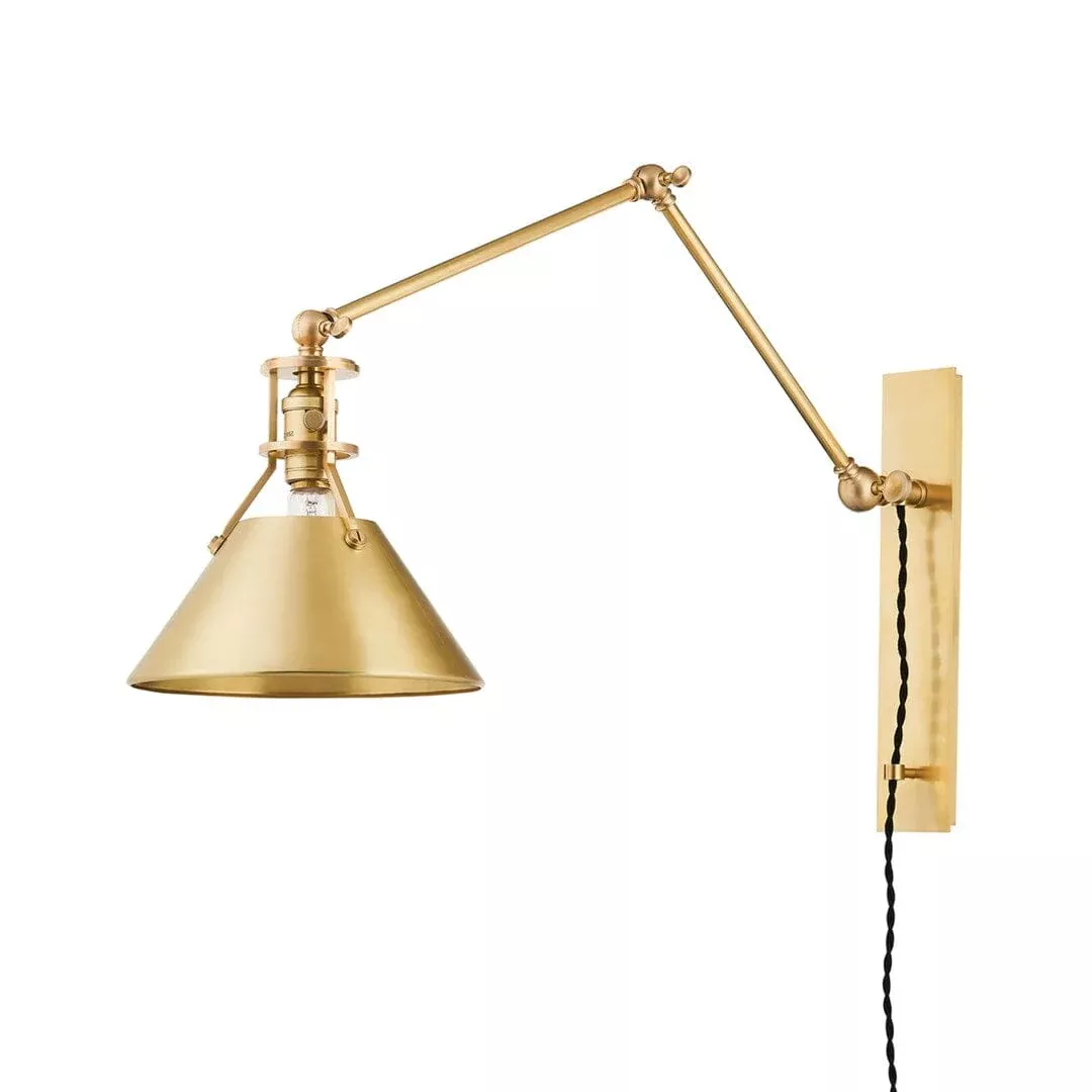 Metal No. 2 Plug-in Sconce