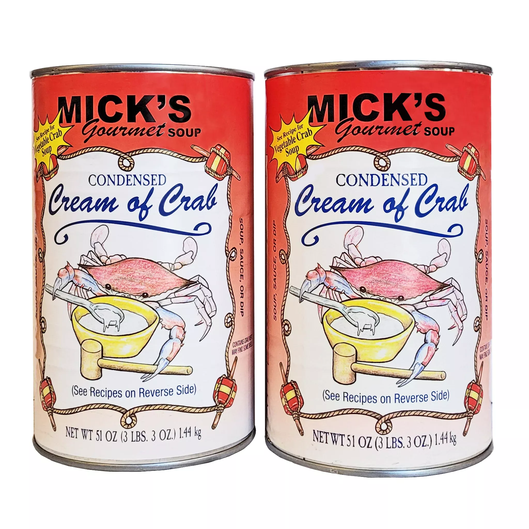 Mick's Cream Of Crab Soup - 51 oz. - 2 Pack