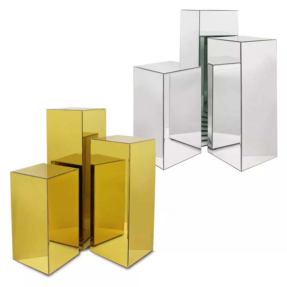 Mirror Block Display Column/ Pedestal