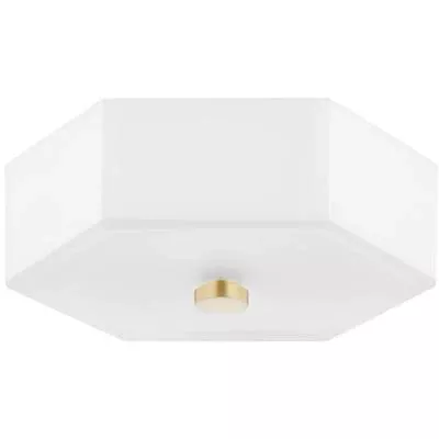 Mitzi by Hudson Valley - Lizzie 2-Light Flush Mount - H462502-AGB/PN