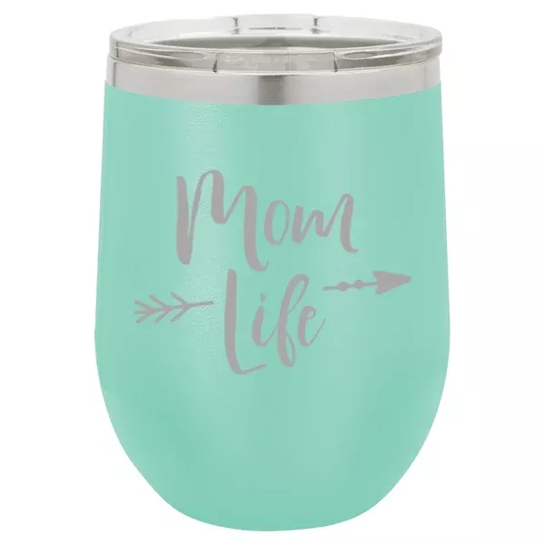 "Mom Life" 12 oz Wine Mug