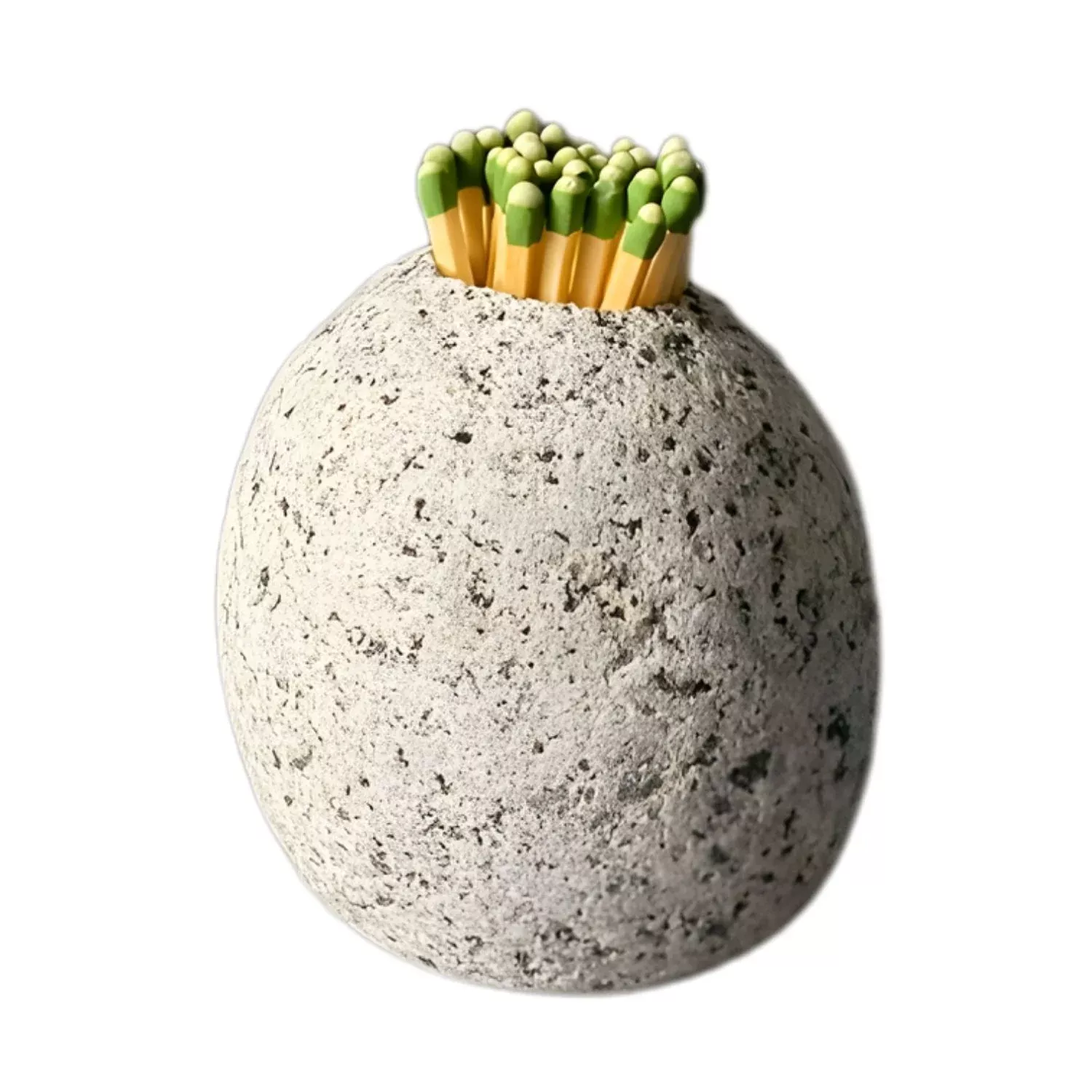 Natural Stone Match Striker & Toothpick Holder
