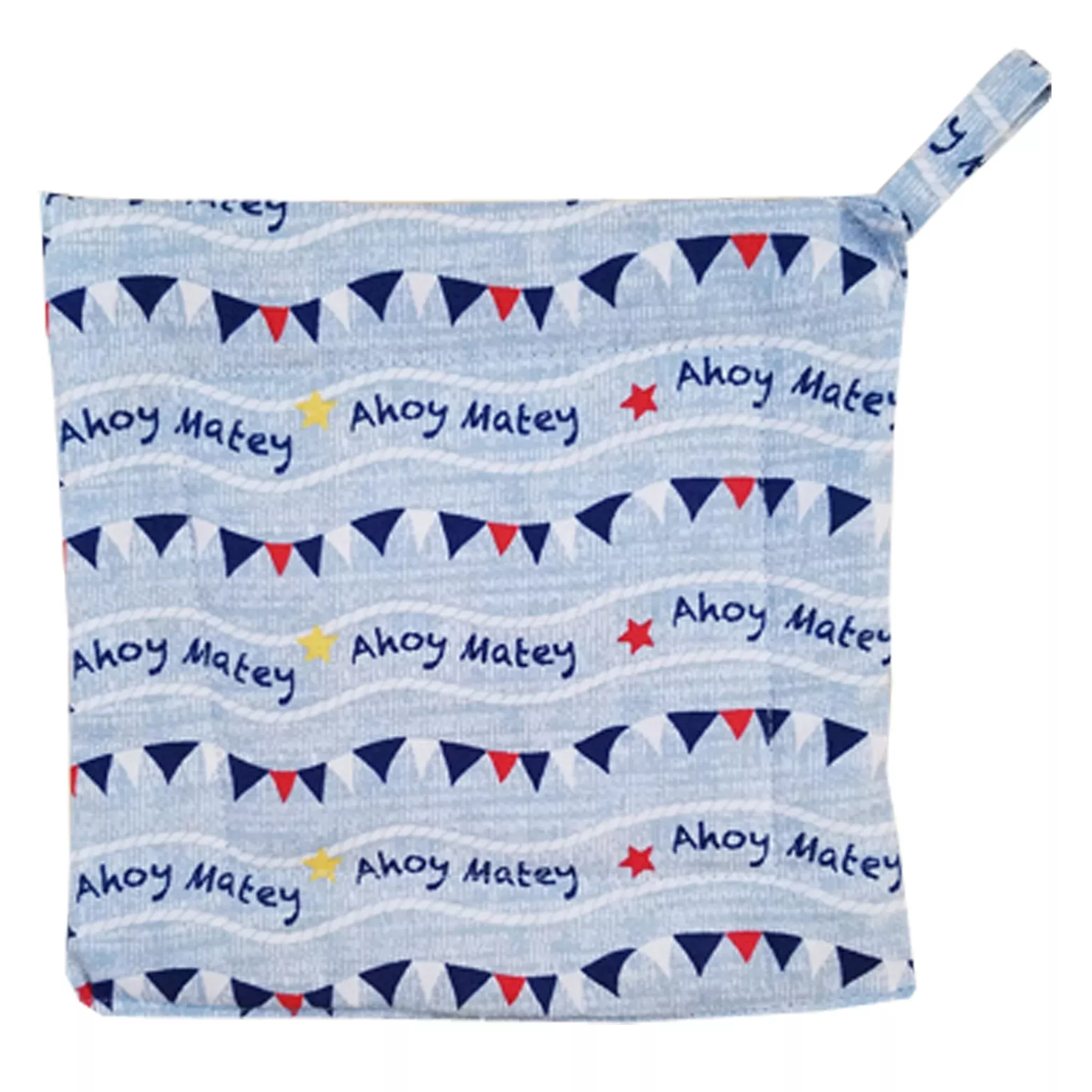 Nautical Ahoy Matey Potholder