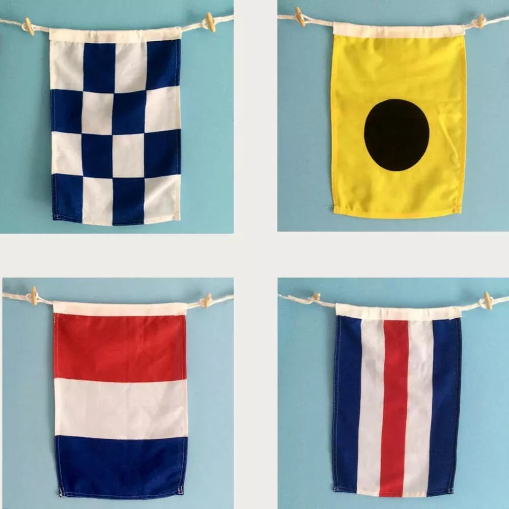 Nautical Alphabet Flag, A-Z, Indoor/Outdoor Nautical Flags