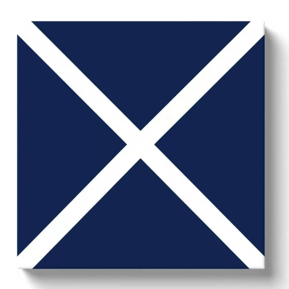 Nautical Signal Flag Canvas Wraps
