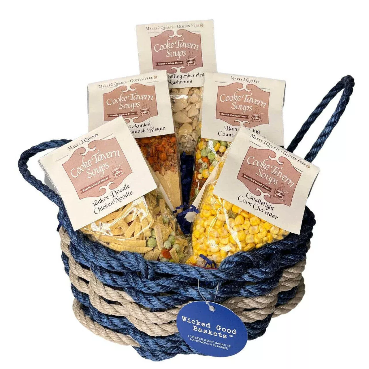 New England Chowder Lobster Rope™ Gift Basket