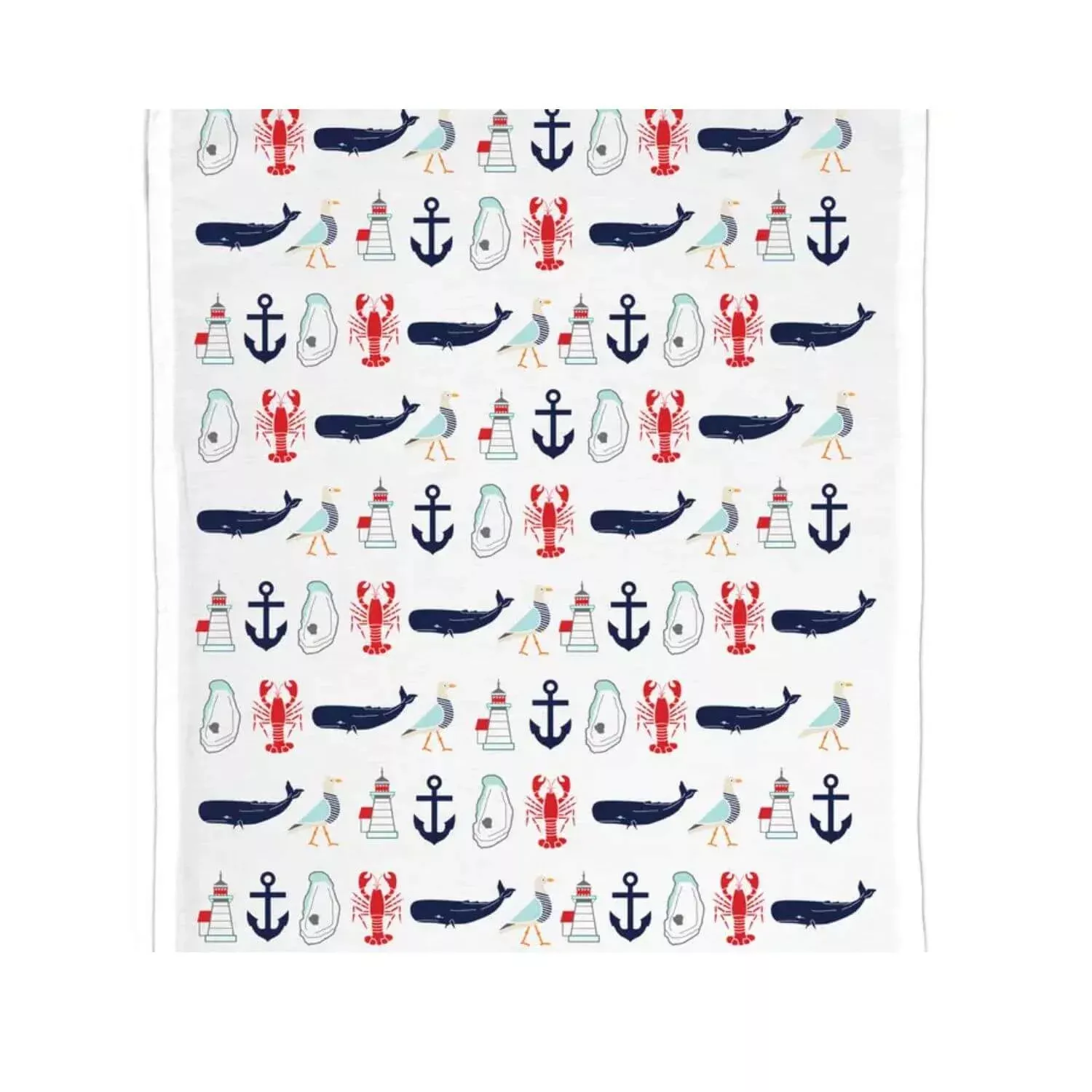 New England Summer Cotton Tea Towel