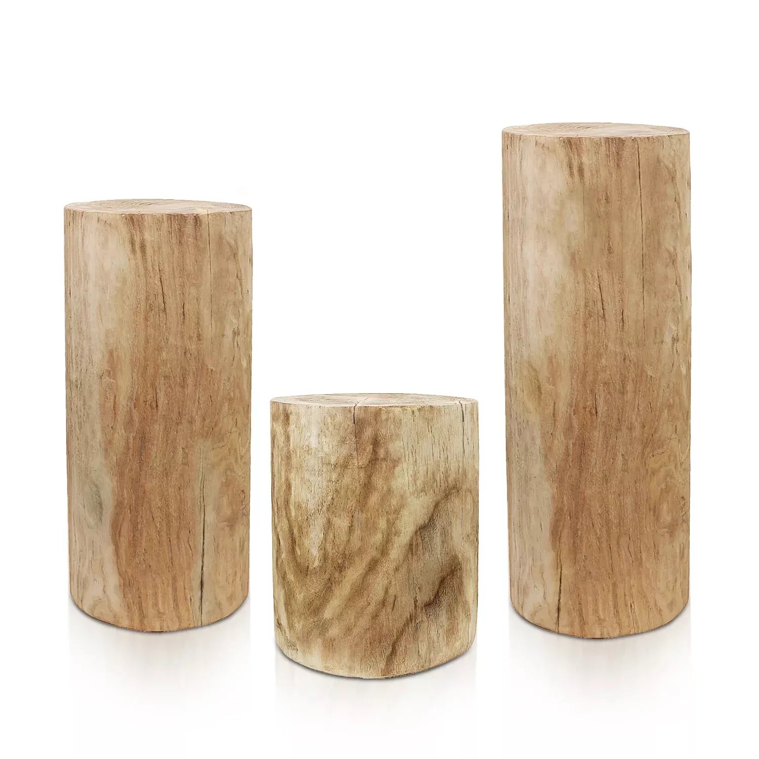 Nova Natural Wood Column/ Pedestal