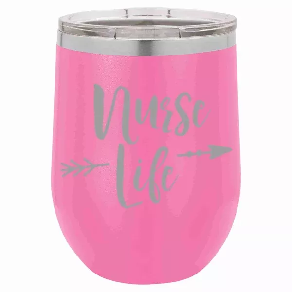 "Nurse Life" 12 oz Wine Mug