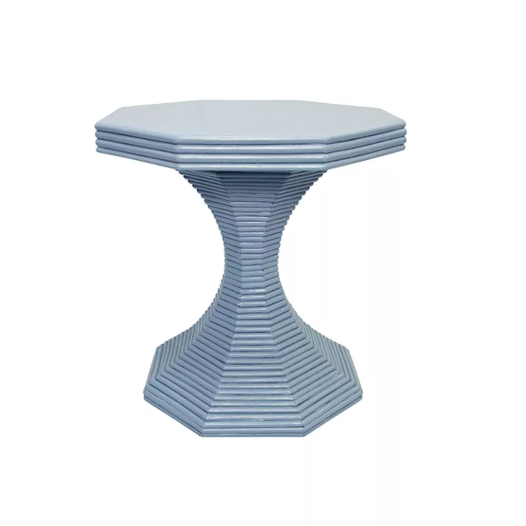 Octavia Light Blue Side Table