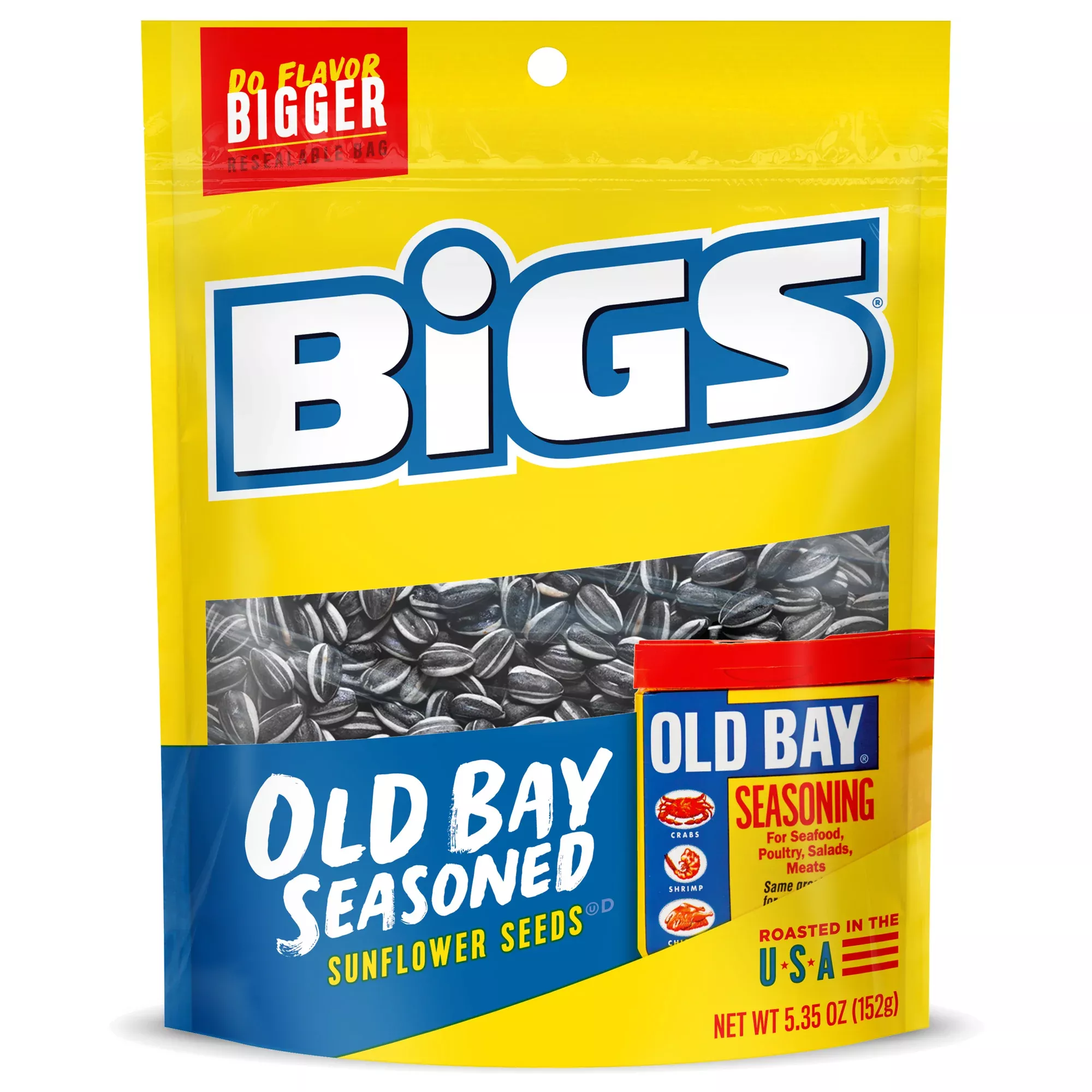 Old Bay Seasoned Sunflower Seeds by Bigs