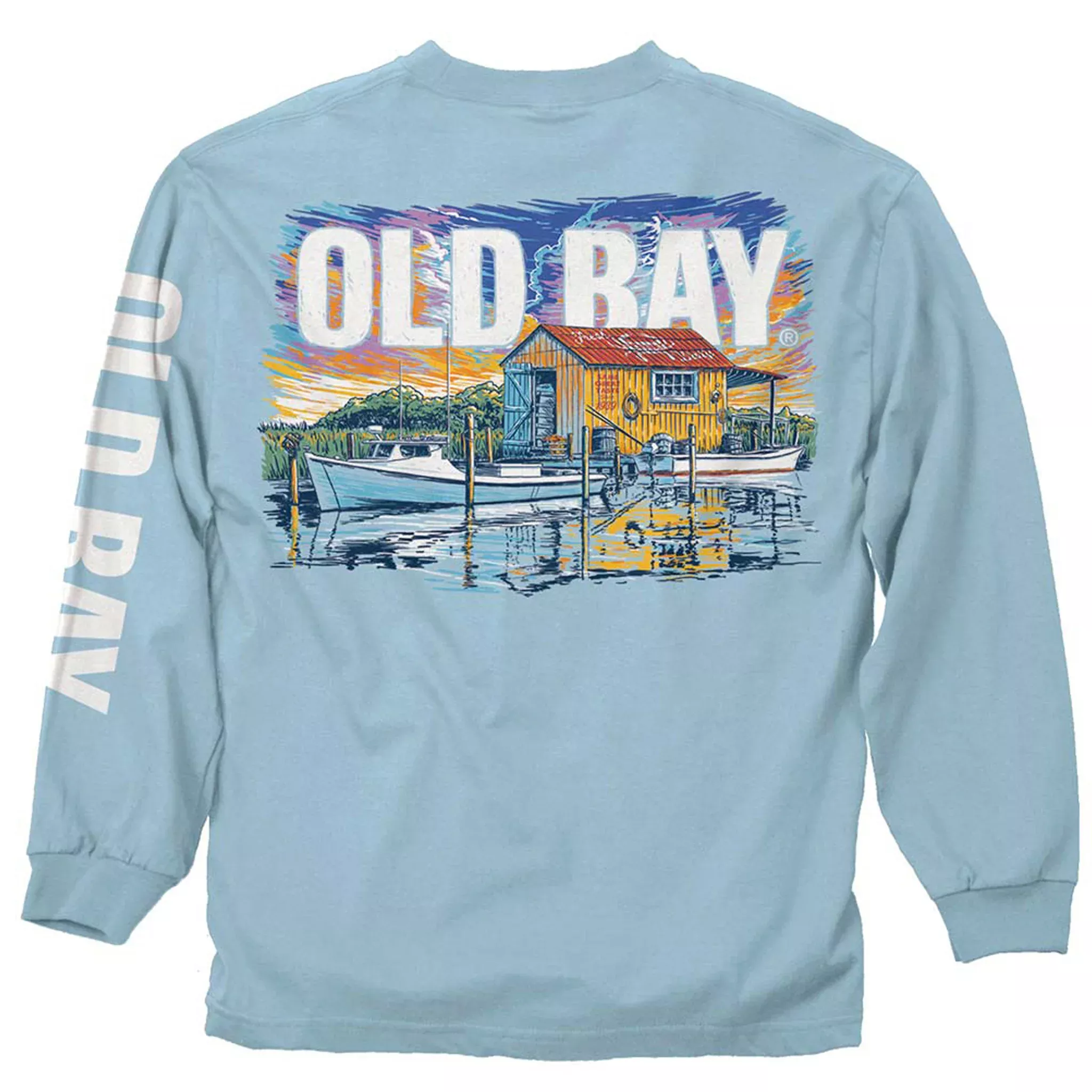 Old Bay Seasoning Crab Shack Long Sleeve T-Shirt