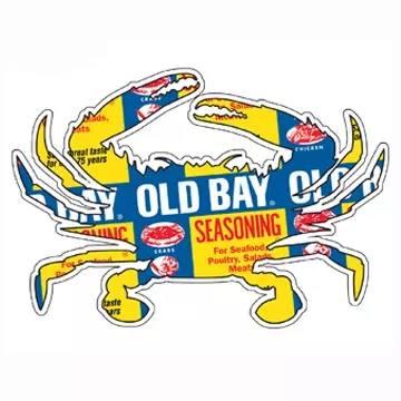 Old Bay Seasoning Crab Sticker