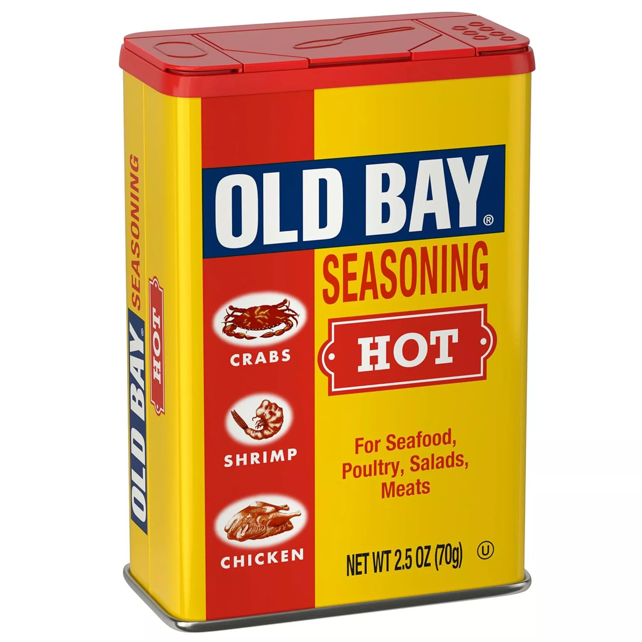 Old Bay Seasoning Hot 2.5oz Tin Can
