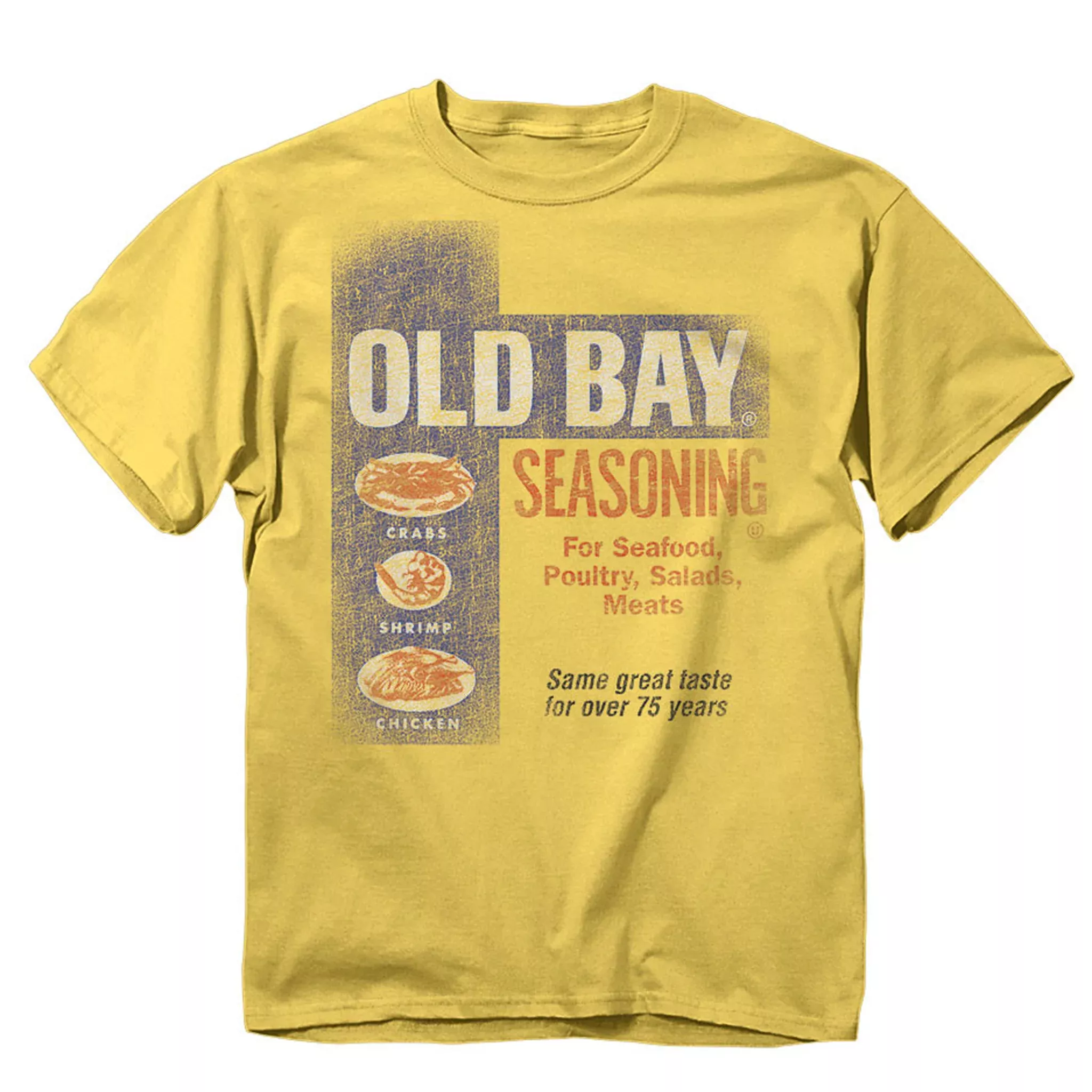 Old Bay Seasoning Washed Can Yellow T-Shirt