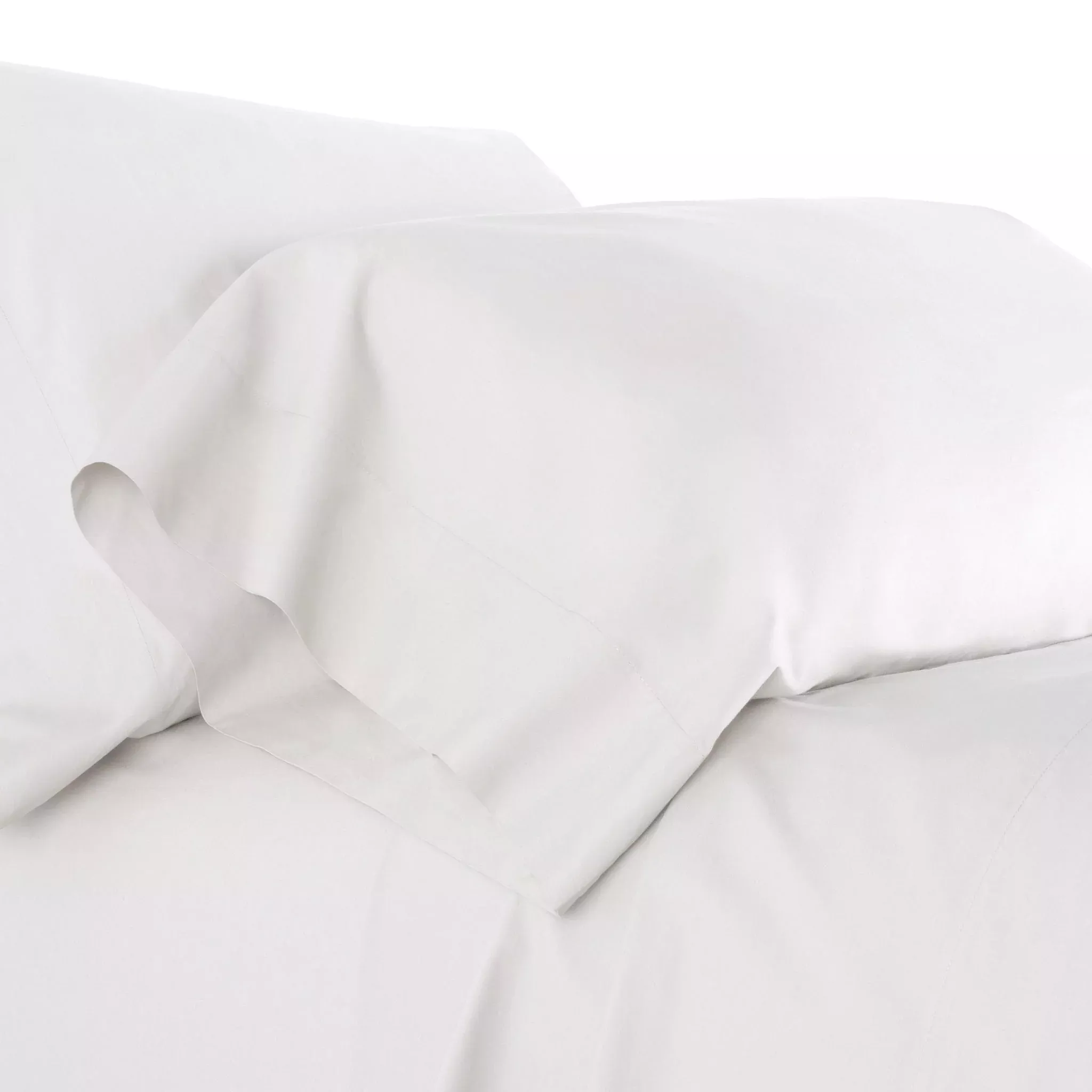 Organic Cotton White Pillowcases