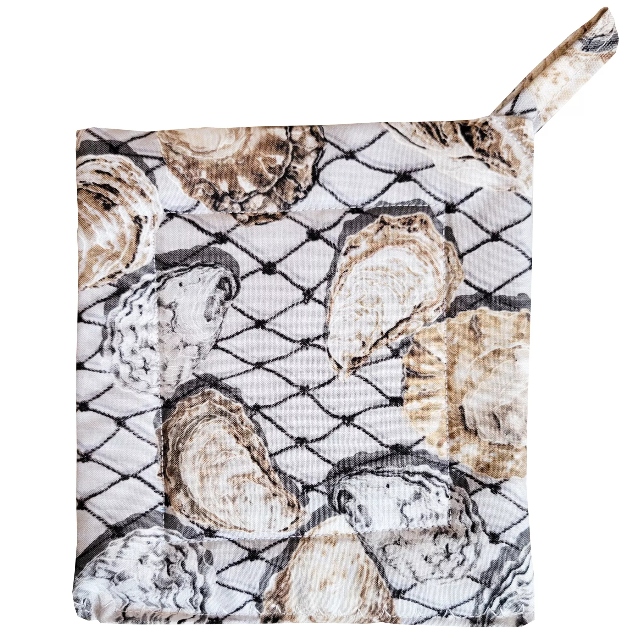 Oysters and Net Potholder
