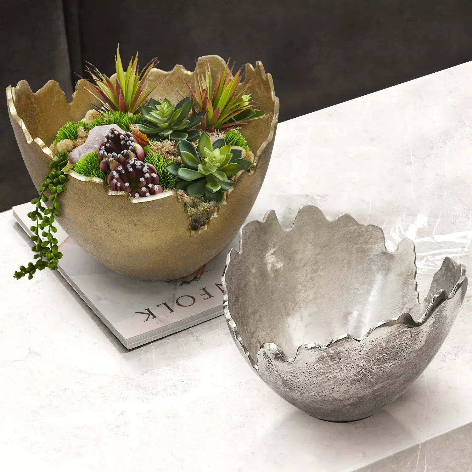 Pangea Metal Bowl