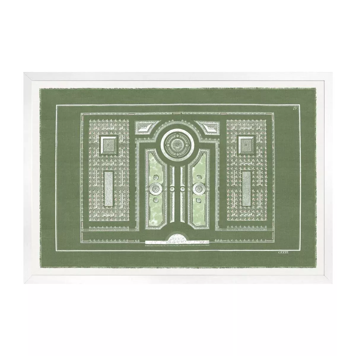 Parterre Classique En Vert IV