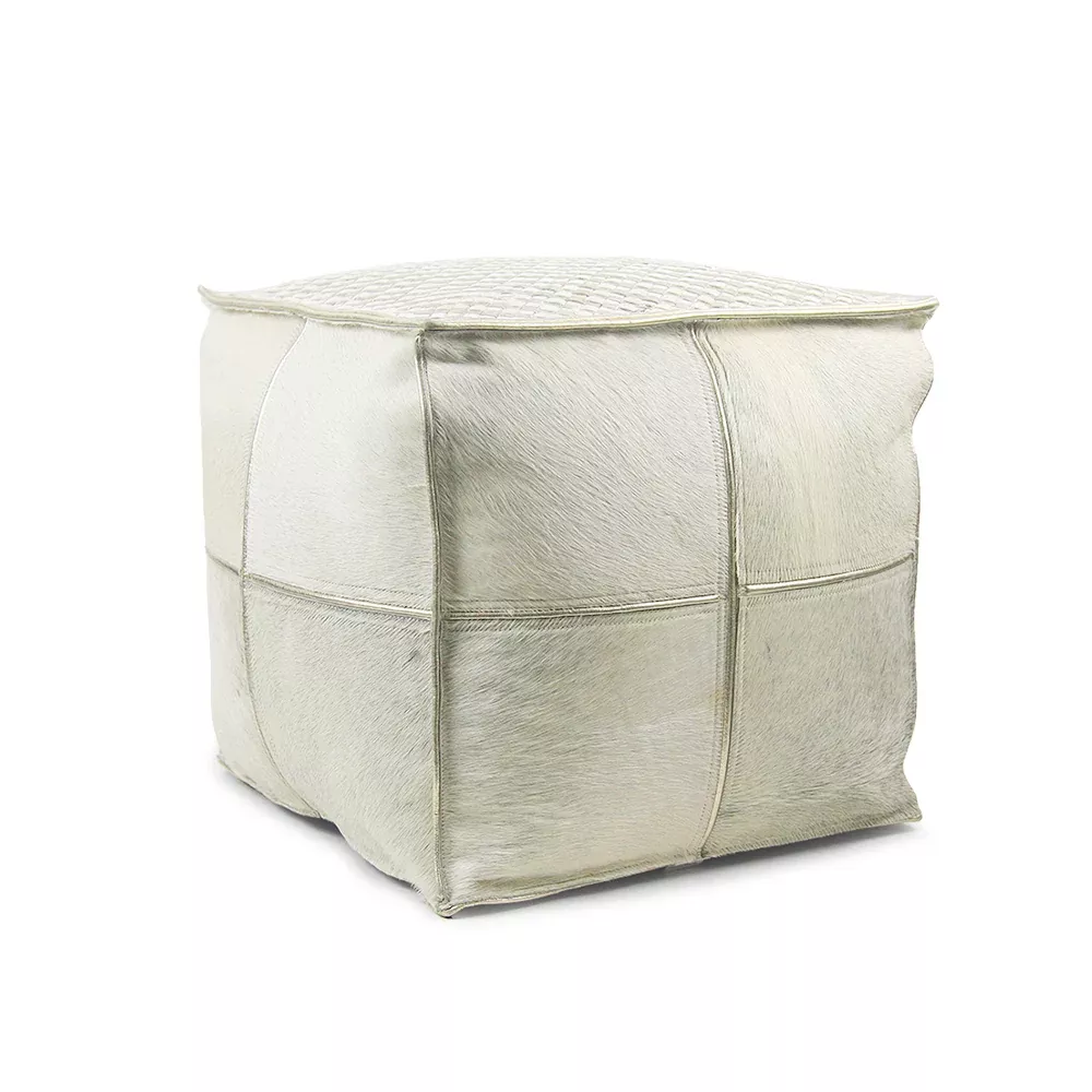 Patchwork Ottoman/ Pouf/ Foot Rest