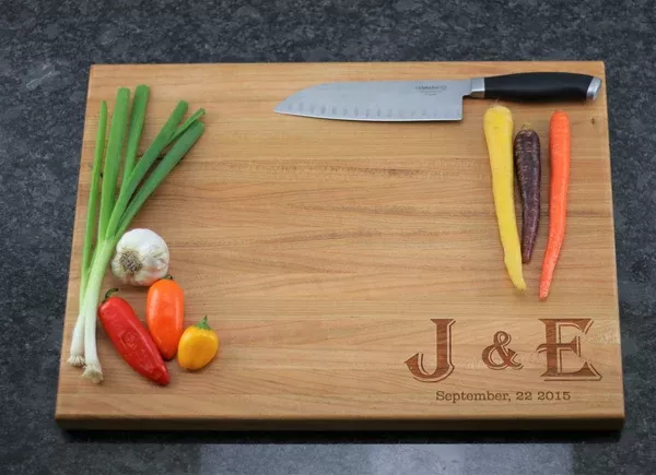 Personalized Butcher Block - Initials & Date