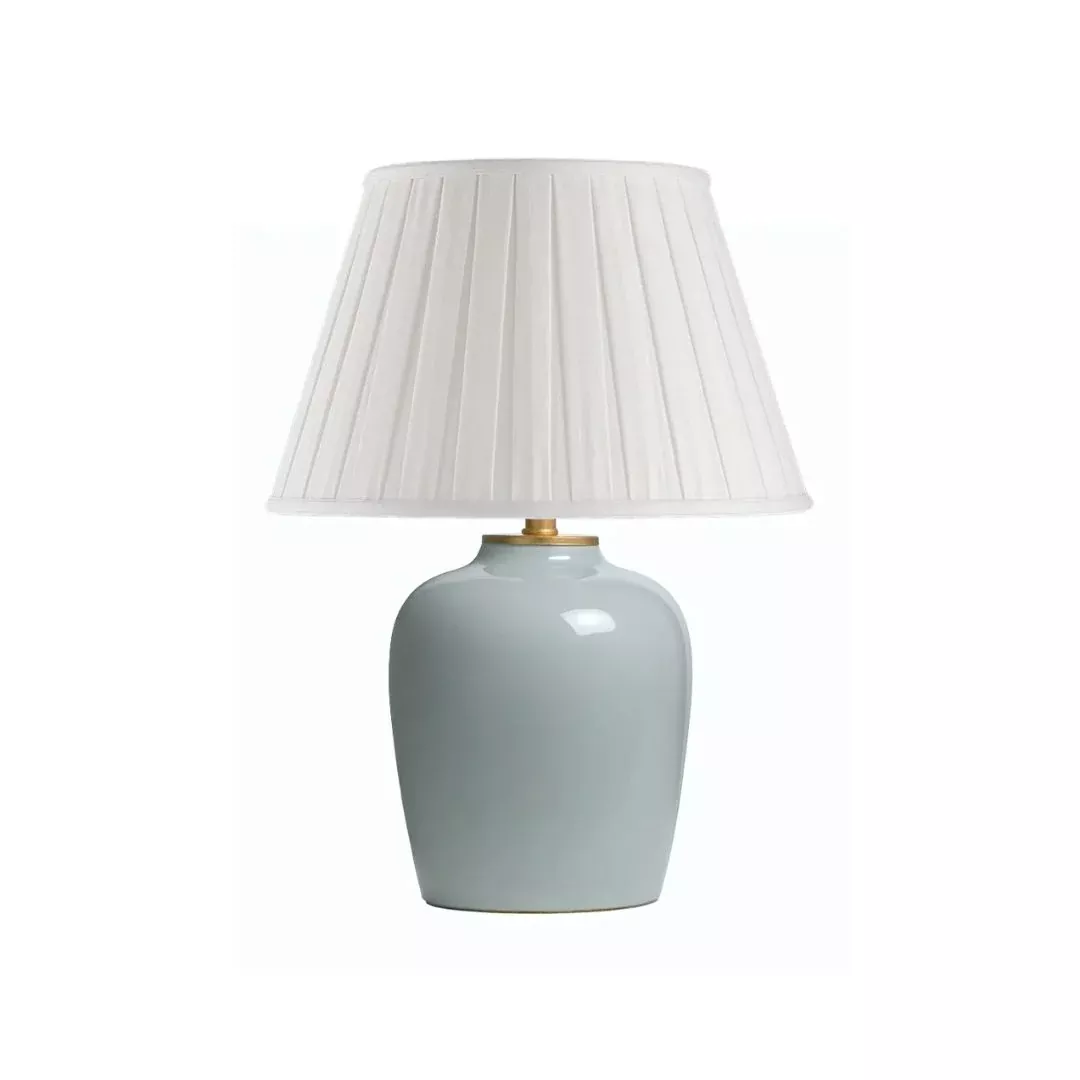 Petite Ceramic Table Lamp Base - Sky