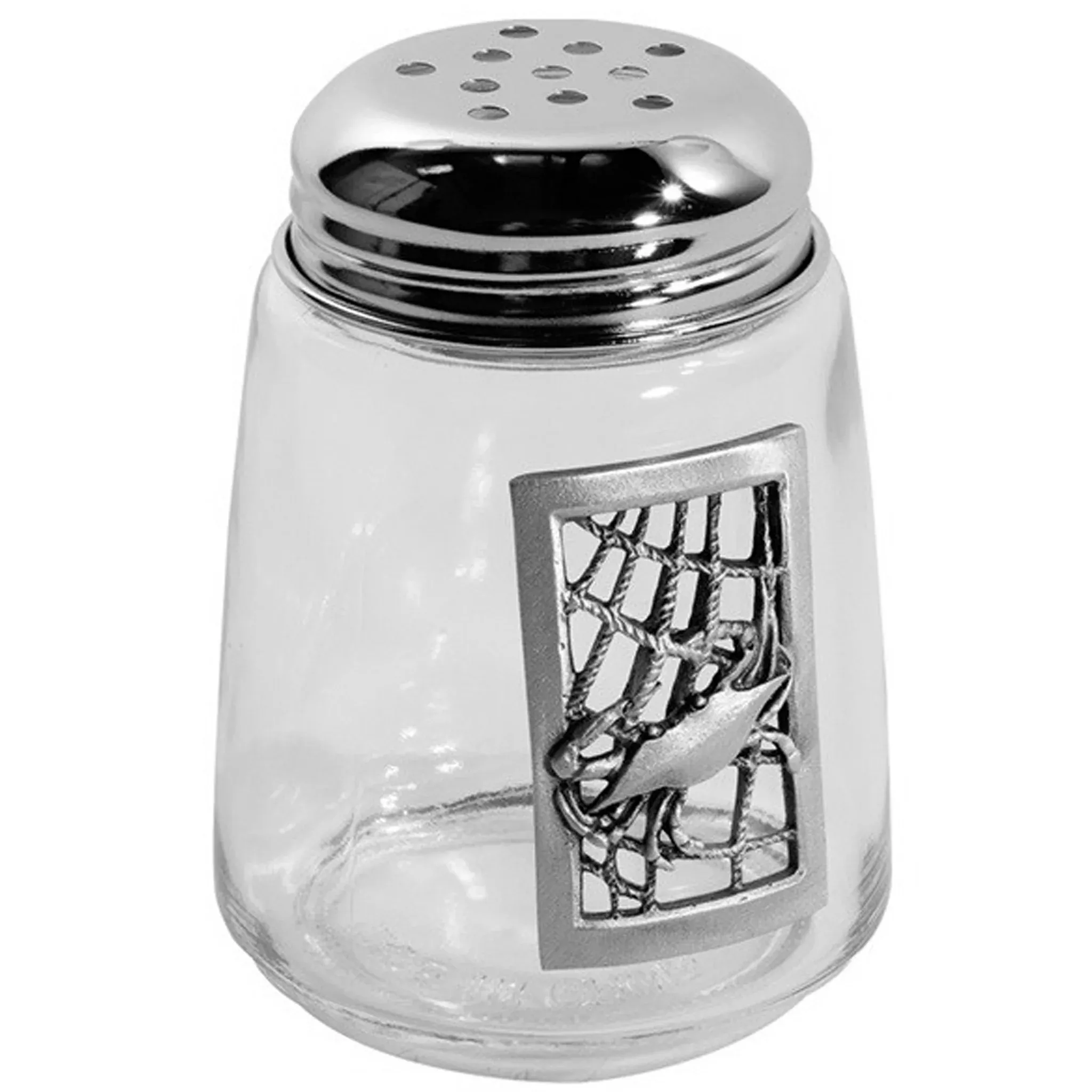 Pewter Crab Net Seasoning Shaker