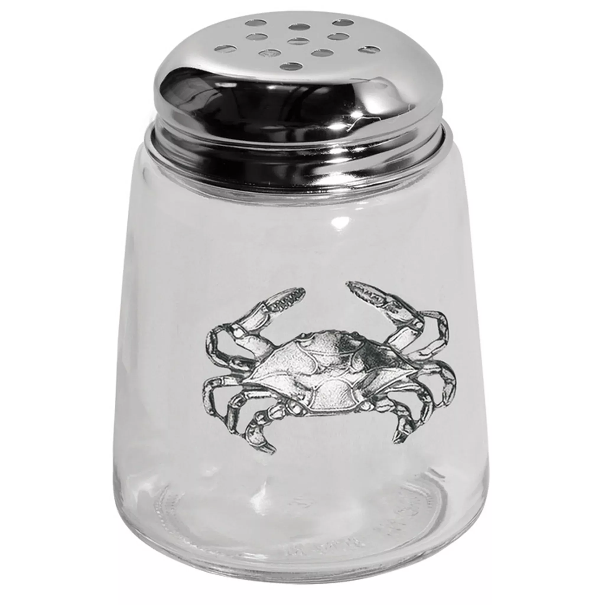 Pewter Natural Crab Seasoning Shaker